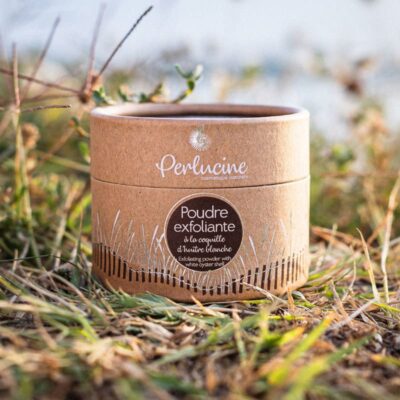 Poudre Exfoliante Naturelle à la Coquille d’Huître Blanche – Perlucine