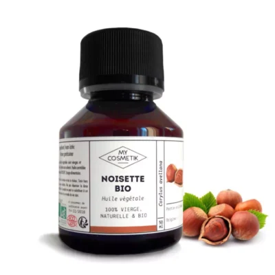 Huile Végétale de Noisette Bio – 50 ml – My Cosmetik