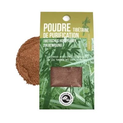 Poudre Tibétaine de Purification Spirituelle – Encens en Poudre Naturel