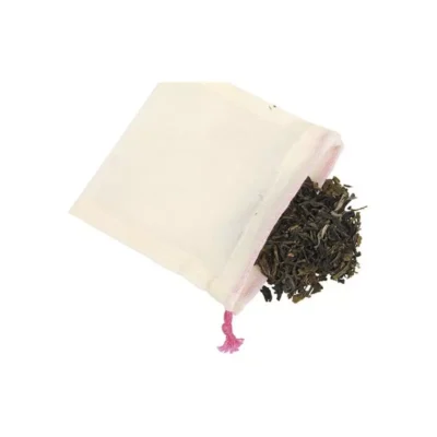 Lot de 5 Sachets à Thé Réutilisables en Coton Bio – Ah Table
